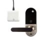CERRADURA INTELIGENTE YMC420 CON HUB REVERSIBLE NEGRO