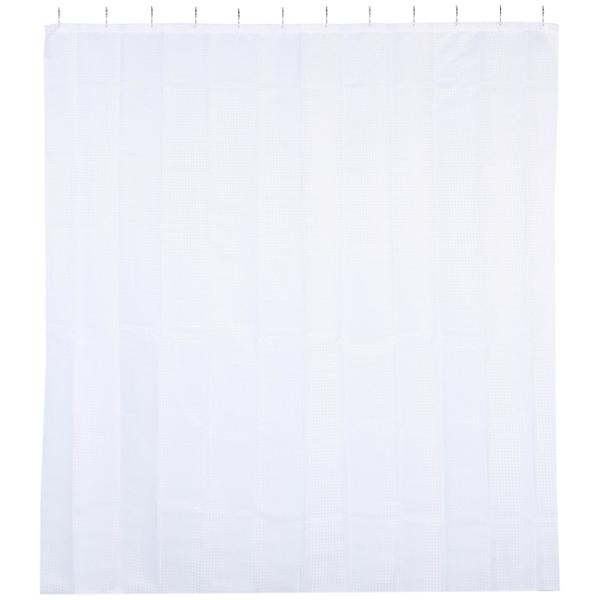 CORTINA DE REGADERA BLANCO EXCLUSIVE COLLECTION POLIESTER CON GANCHOS DE ACERO