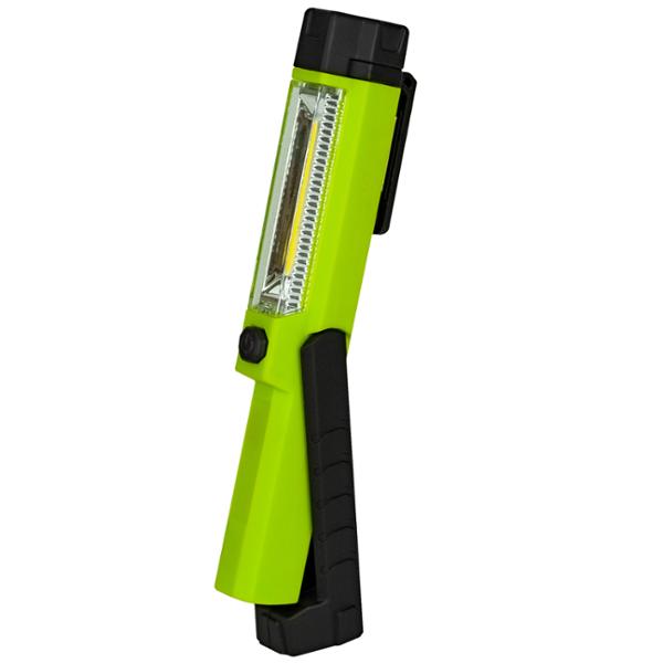 LÁMPARA PARA EXTERIOR TIPO TRABAJO CON BASE INCLINABLE 1.5 W VERDE 1 PIEZA