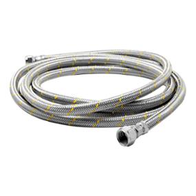 MANGUERA FLEXIBLE PARA GAS NATURAL Y LP DE ACERO 3M 3/8"
