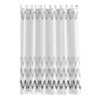 CORTINA DE REGADERA BLANCA CON GRECAS EXTRAVAGANCE COLLECTION POLIESTER CON GANC