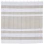 CORTINA DE REGADERA BEIGE WAFLE COLLECTION POLIESTER CON GANCHOS DE ACERO