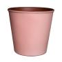MACETA DE CERÁMICA REDONDA CHICA ROSA 15 CM PARA INTERIOR Y EXTERIOR
