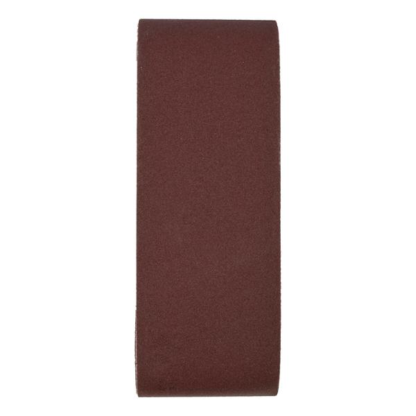 LIJA DE BANDA PARA MADERA Y METAL 3 X 18" GRANO 120 ÓXIDO DE ALUMINIO 3 PIEZAS