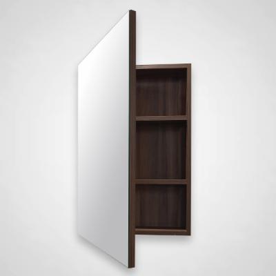 BOTIQUÍN PARA BAÑO CON ESPEJO DE PARED MDP 3 REPISAS NOGAL TERRACOTA