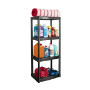 ESTANTE PLÁSTICO 4 NIVELES 58 X 36 X 123 CM ORGANIZADOR MULTIUSOS