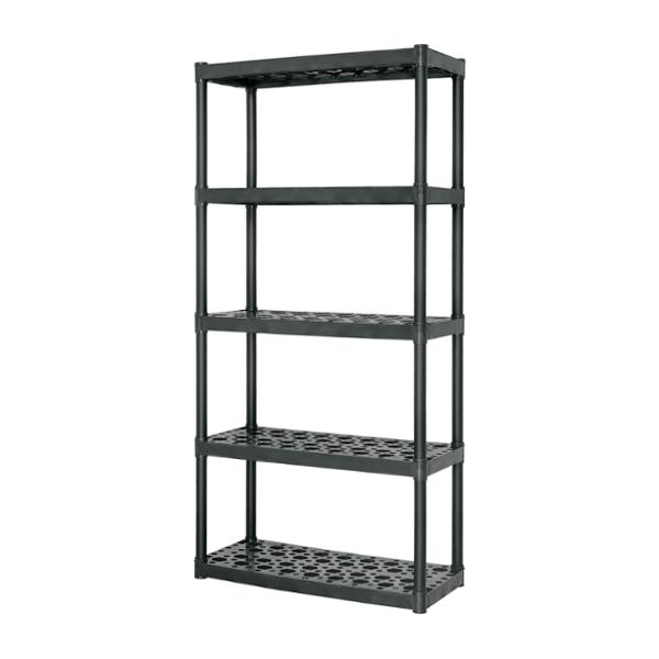 ESTANTE PLÁSTICO 5 NIVELES 185 X 43 X 91 CM ORGANIZDOR DE USO RUDO