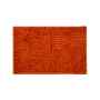 TAPETE PARA BAÑO POLIÉSTER 40 X 60 CM NARANJA FÁCIL MANTENIMIENTO