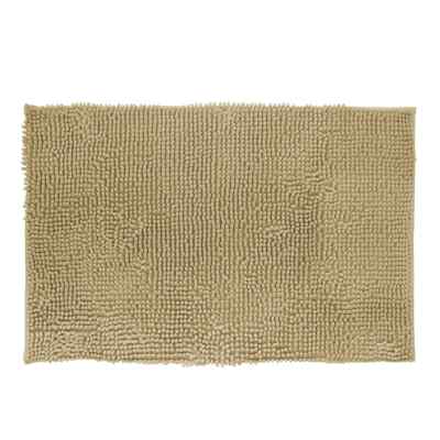 TAPETE PARA BAÑO POLIÉSTER 50X80 CM CAMEL FÁCIL MANTENIMIENTO