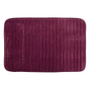 TAPETE PARA BAÑO MEMORY FOAM 40 X 60 CM VINO ANTIDERRAPANTE