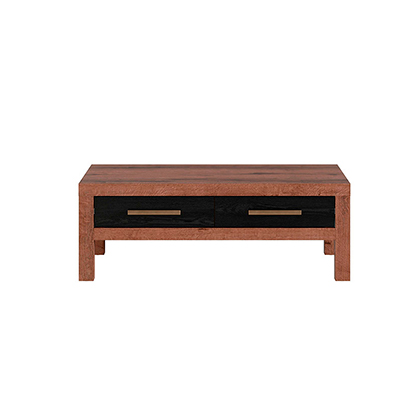 MESA CENTRO BALIN 110 X 40 X 40 CM NOGAL Y NEGRO