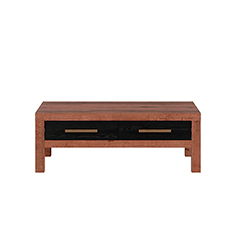 MESA CENTRO BALIN 110 X 40 X 40 CM NOGAL Y NEGRO