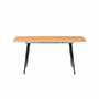 MESA DE COMEDOR EXTENSIBLE FEYENORD COLOR MADERA Y NEGRO