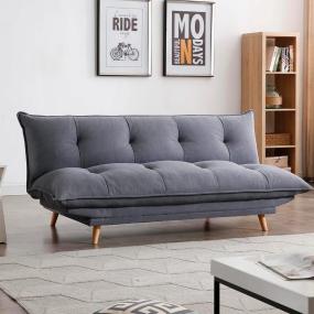 SOFÁ CAMA COSY RECLINABLE POLIÉSTER 183 CM GRIS SIN COJINES