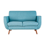 SOFÁ 2 PLAZAS SWEET TELA 145 X 75 X 85 CM AZUL