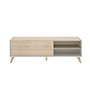 MUEBLE PARA TV NESS COLOR MADERA Y BLANCO