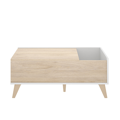MESA DE CENTRO AUXILIAR NESS MADERA 99 X 41 X 41 CM BLANCO