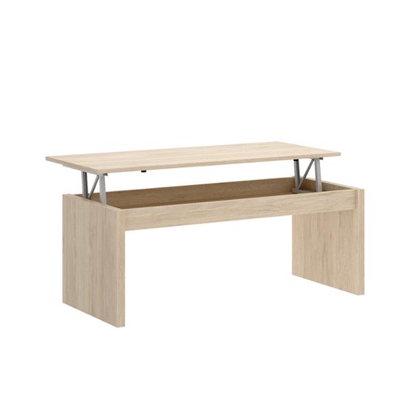 MESA DE CENTRO AUXILIAR SIDE MADERA 102 X 43 X 43 CM BEIGE