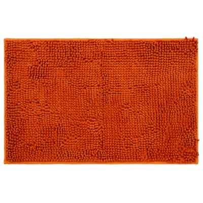 TAPETE PARA BAÑO POLIÉSTER 50 X 80 CM TERRACOTA DE FÁCIL MANTENIMIENTO