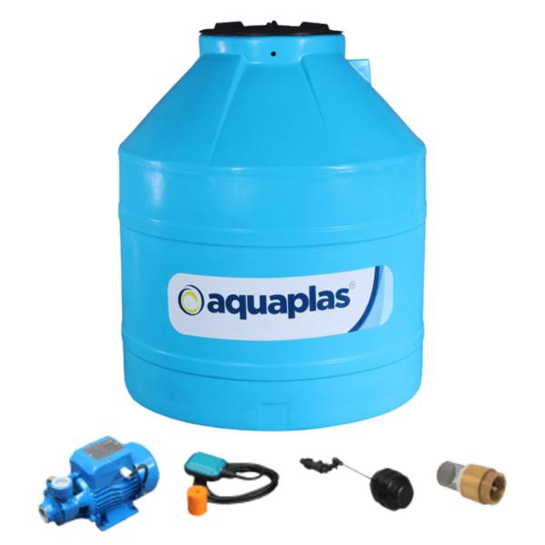 CISTERNA SUPERFICIAL 1500L MATERIAS PRIMAS TRICAPA CON TAPA EQUIPADA