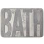 TAPETE PARA BAÑO POLIÉSTER 40 X 60 CM PLATA MEMORY FOAM