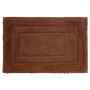TAPETE PARA BAÑO ALGODÓN 40 X 60 CM CHOCOLATE FÁCIL MANTENIMIENTO