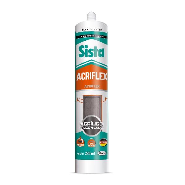 SISTA SELLADOR ACRIFLEX SILICONIZADO MULTIUSOS EN PASTA BLANCO 280 ML