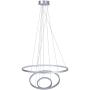 LÁMPARA COLGANTE 1.14 M X 60 CM PLATA