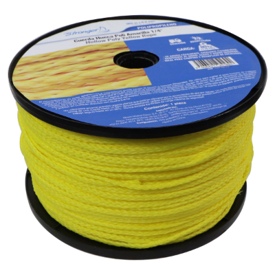CARR 365M CUERDA HUECA POLI AMAR. 1/4