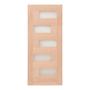 PUERTA GRANDIS CINCO VIDRIOS ANCHOS 91X213CM