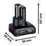BATERÍA RECARGABLE 12V 4AH ION LITIO GBA