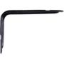 MÉNSULA SENCILLA 16.5 X 25 X 4.1 CM NEGRO