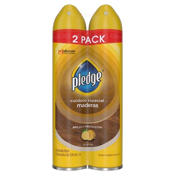 PLEDGE MADERAS 2 PACK 430 ML