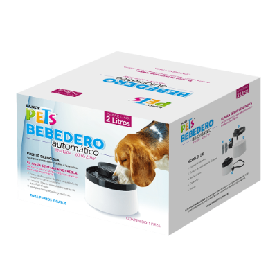 BEBEDERO PARA MASCOTAS PLÁSTICO