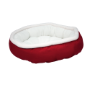 CAMA PARA MASCOTA CUADRADA TELA RAZA CHICA BICOLOR