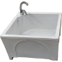 LAVADERO DE PLÁSTICO PILETA MULTIUSOS 27 CM BLANCO