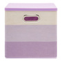 GAVETA ORGANIZADORA PLEGABLE CON TAPA 27 X 27 X 27 CM POLIPROPILENO ROSA MORADO