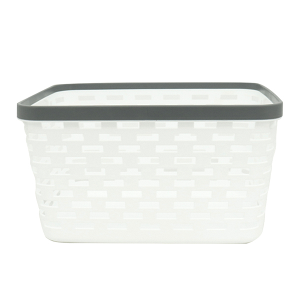 CAJA DE PLÁSTICO 31.2 X 21.5 X 17.7 CM BLANCO