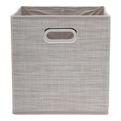 GAVETA ORGANIZADORA PLEGABLE CON ASAS 28 X 27 X 27 CM TESLIN BEIGE