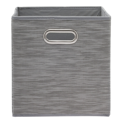 GAVETA ORGANIZADORA PLEGABLE CON ASAS 28 X 27 X 27 CM TESLIN GRIS