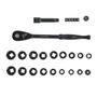 JUEGO DE DADOS UNIVERSALES CUADRO 3/8" METAL 26 PIEZAS