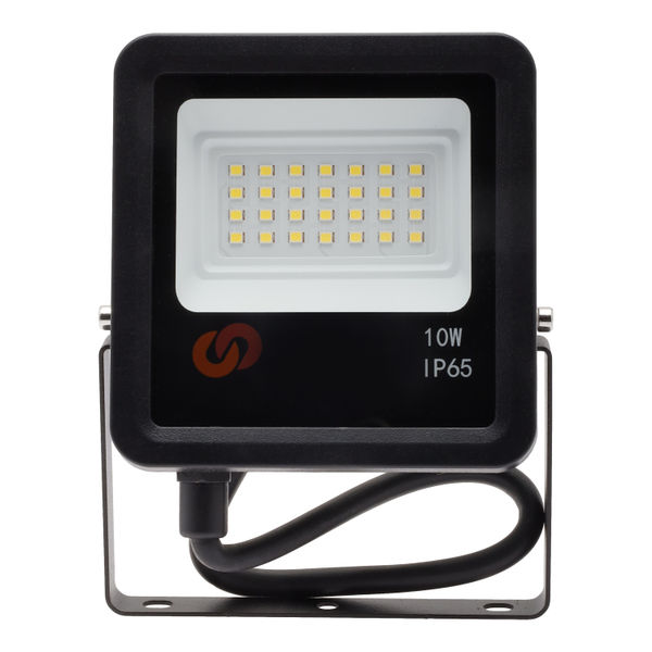 REFLECTOR LED PARA EXTERIOR TIPO FLOOD 10 W NEGRO MATE 1 PIEZA