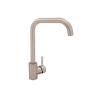 LLAVE PARA FREGADERO MONOMANDO NÍQUEL SATINADO MANERAL TIPO PALANCA 12" FÁCIL DE USAR