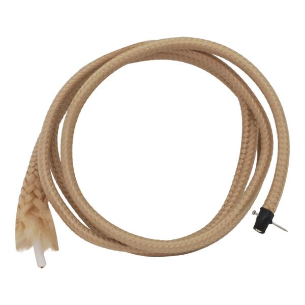 CABLE ELÉCTRICO TEXTIL CALIBRE 18 AWG BEIGE 1M