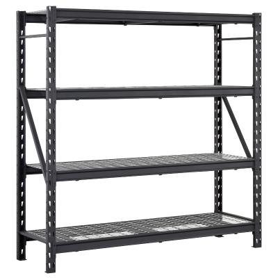 ESTANTE ACERO 4 NIVELES 4535.9 KG DE CARGA 1.98 X 1.96 X 60.9 CM ALTA RESISTENCIA