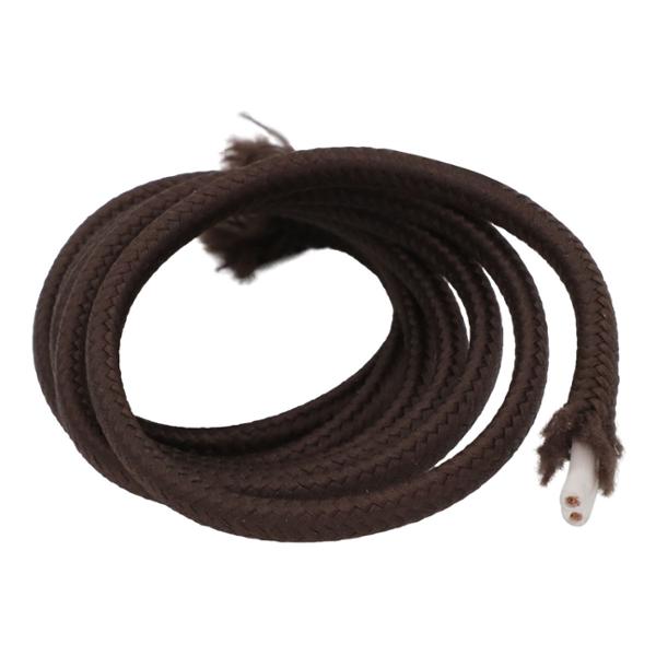 CABLE ELÉCTRICO TEXTIL CALIBRE 18 CAFÉ 1M