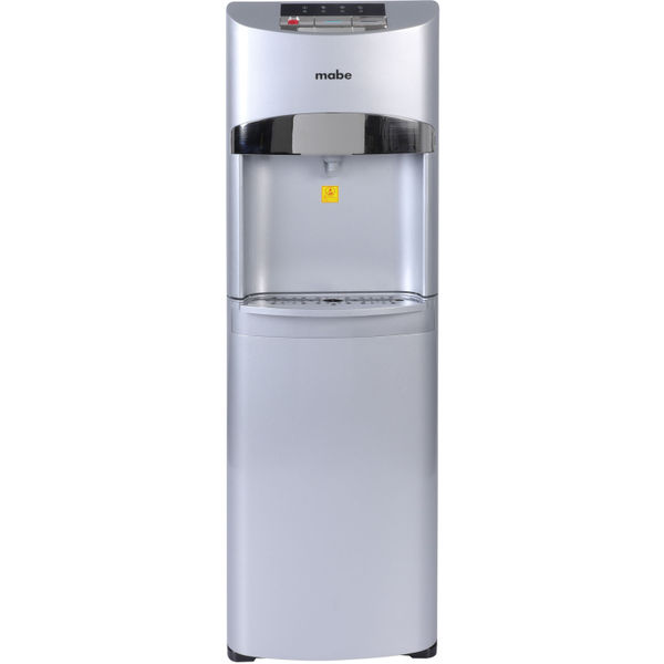 DISPENSADOR DE AGUA COMPRESIOR GARRAFÓN OCULTO FRÍO Y CALOR PLÁSTICO PLATEADO