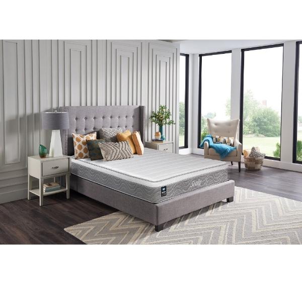 COLCHÓN QUEEN SIZE KALELI DE RESORTES POSTUREPEDIC FIRME CON SOPORTE LUMBAR DE 32 CM