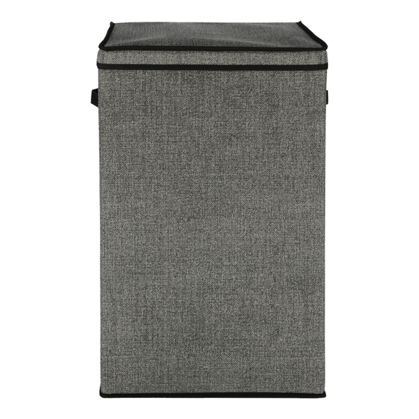 CESTO PARA ROPA POLIPROPILENO 60 X 35 X 35 CM NEGRO