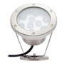REFLECTOR LED SOBREPONER REDONDO 9 W NÍQUEL 1 PIEZA
